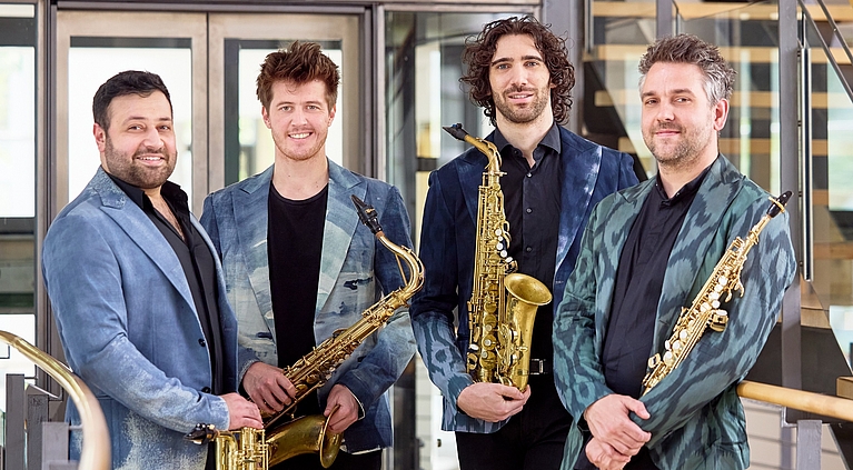 Preisträger in Residence:
das SIGNUM saxophone quartet